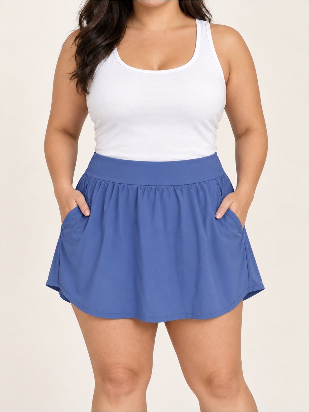 all in motion Periwinkle Active Skort with Pockets